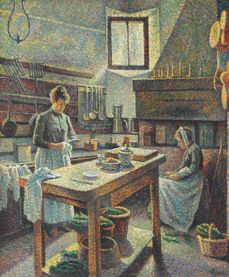 A Kitchen - Maximilien Luce