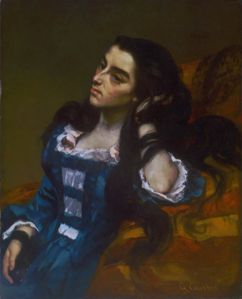 A Spanish lady - Gustave Courbet