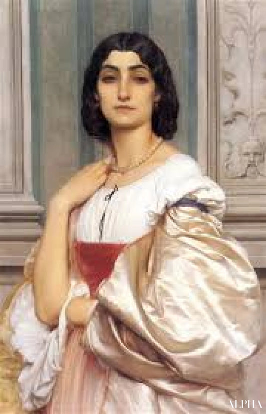 A Roman Lady - Frederic Leighton Reproductions of Paintings in Oil