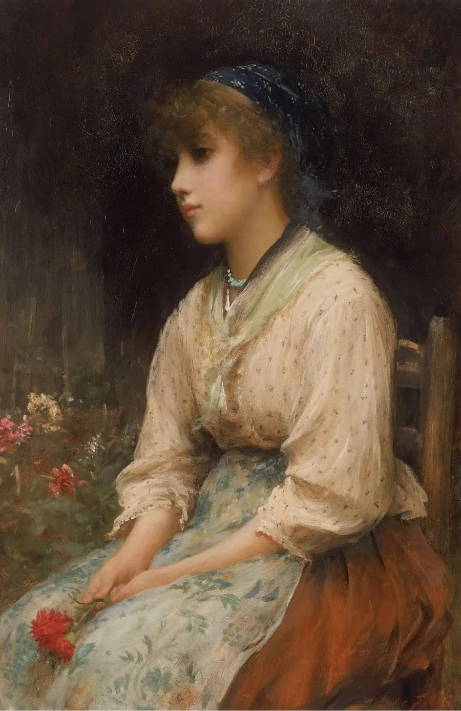 A Venetian bridesmaid - Luke Fildes