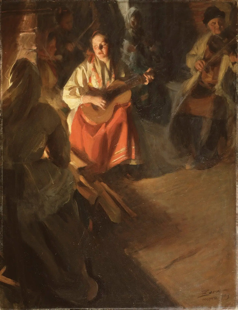 A family of musicians - Anders Zorn