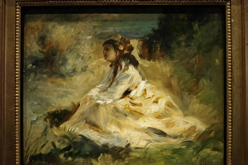 Woman on the Grass (Lise Tréhot) - Pierre-Auguste Renoir