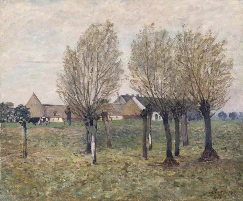 A Norman Farm - Alfred Sisley