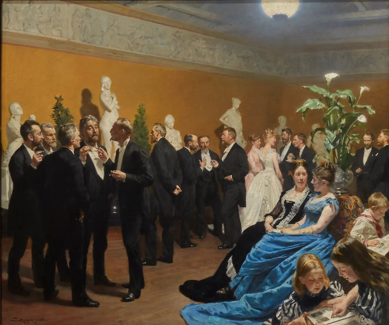 A Party at the Glyptoteket - Peder Severin Krøyer
