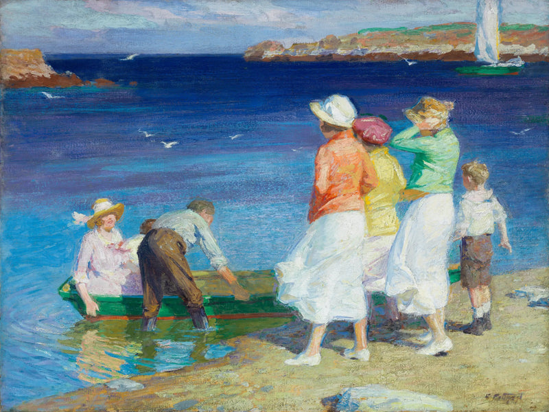 A sailing party (Going sailing) - Edward Henry Potthast