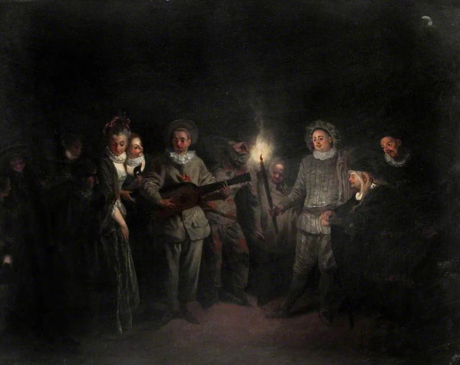 A Musical Celebration (Love at the Italian Theatre) - Antoine Watteau