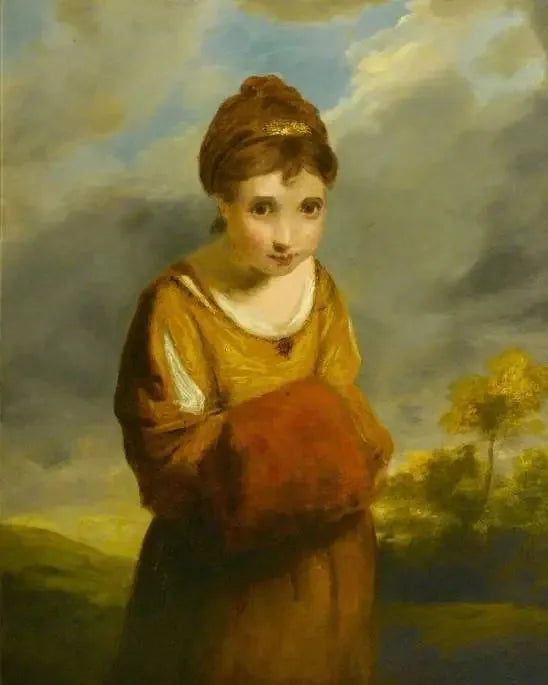 A Girl with Strawberries - Joshua Reynolds