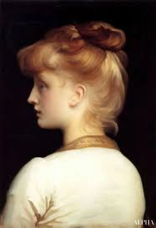A Girl - Frédéric Leighton Reproductions of Paintings in Oil