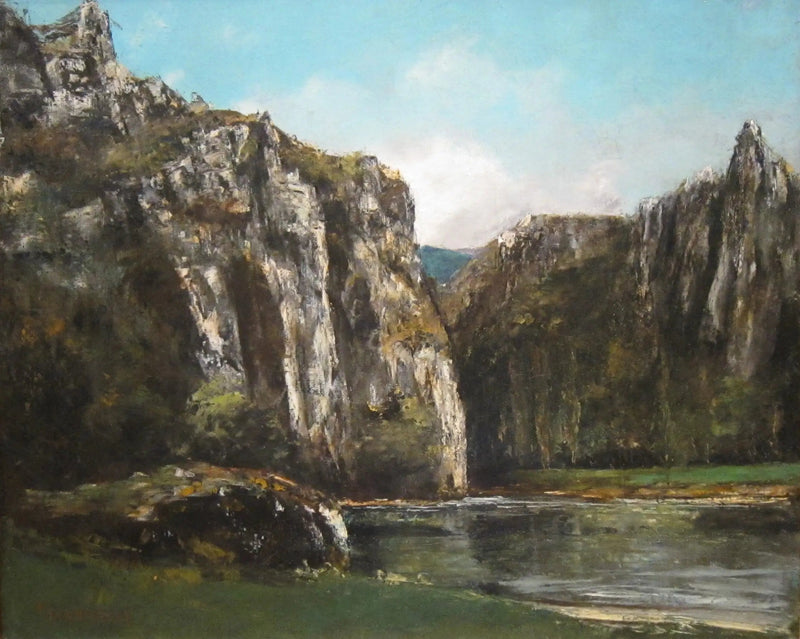 A Gorge in the Jura - Gustave Courbet