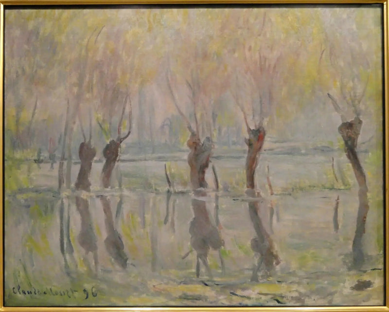 A Flood at Giverny - Claude Monet