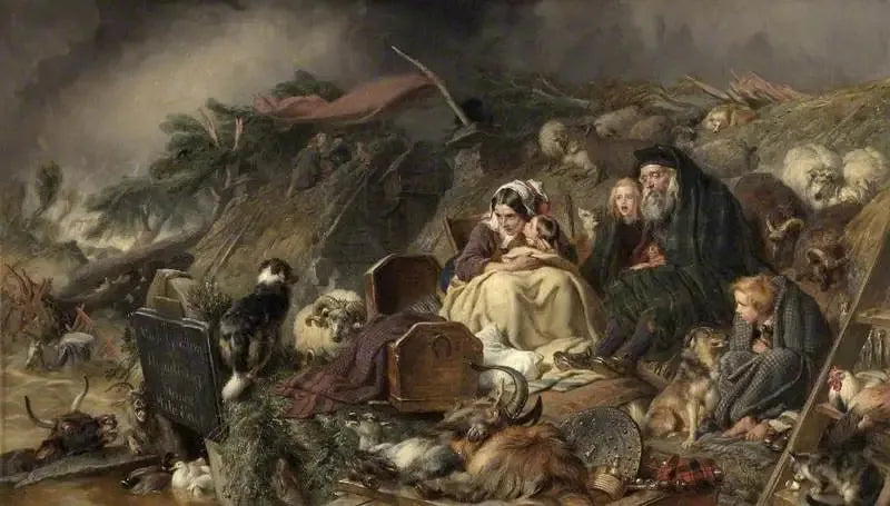 A Flood in the Highlands - Edwin Henry Landseer