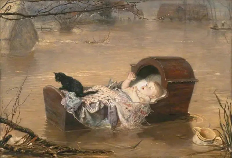 A Flood - John Everett Millais