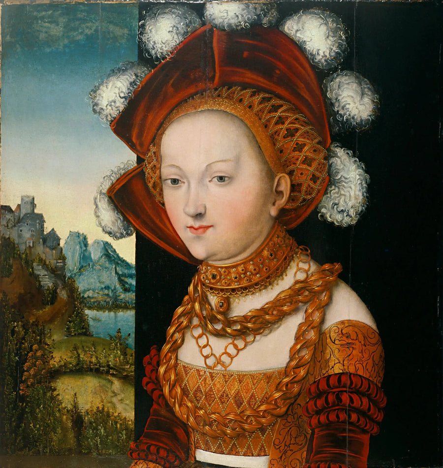 A well-dressed young woman / Portrait of a young woman - Lucas Cranach the Elder