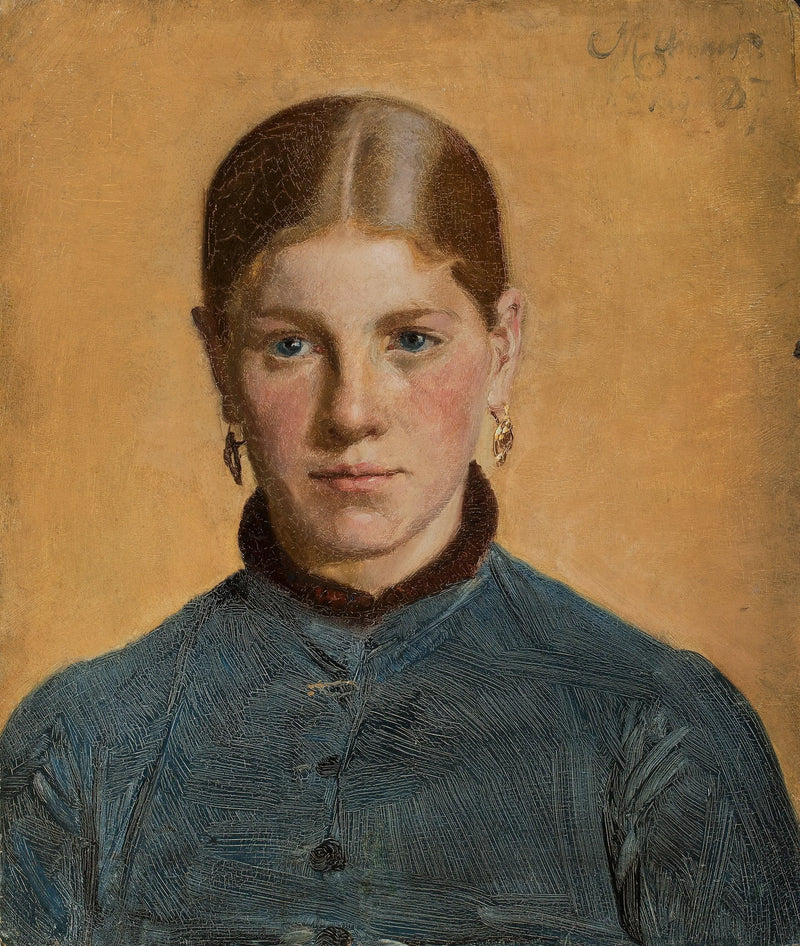 A young woman from Skagen, Maren Sofie Olsen - Michael Peter Ancher