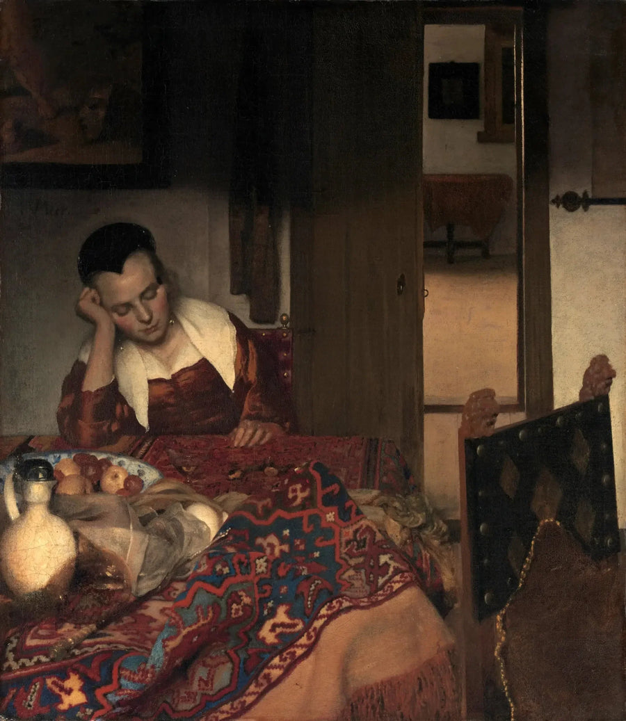 A Sleeping Girl - Johannes Vermeer