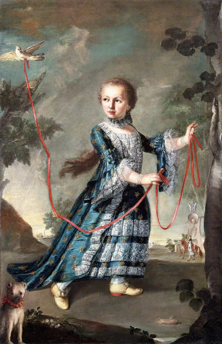 A young girl from the Gradenigo family with a dove - Francesco Guardi