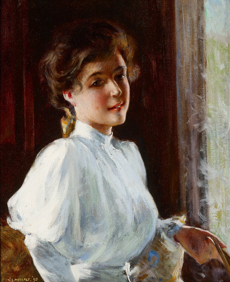 A Young Girl - Willard Metcalf