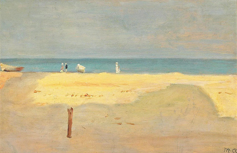 A summer day at Skagen beach. - Michael Peter Ancher