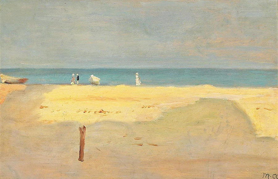 A summer day at Skagen beach. - Michael Peter Ancher