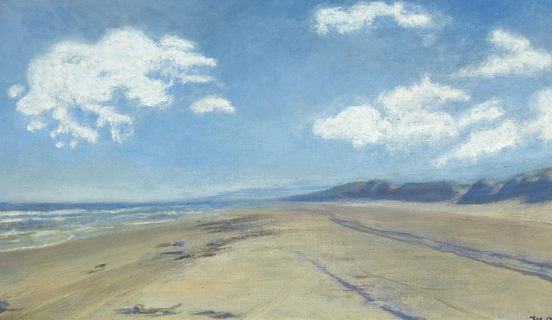 A summer day in Skagen Sønderstrand. - Michael Peter Ancher