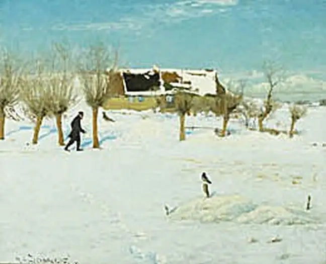A Winter Day in the Countryside. - H. A. Brendekilde