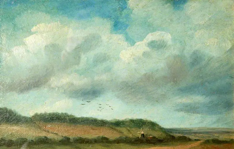Une journée venteuse - John Constable image 1 reproduction artisanale de tableau