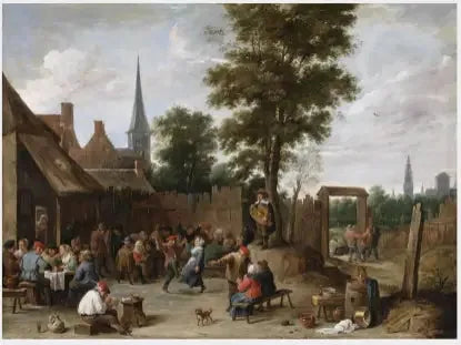 A village fair near Antwerp - David Teniers the Younger