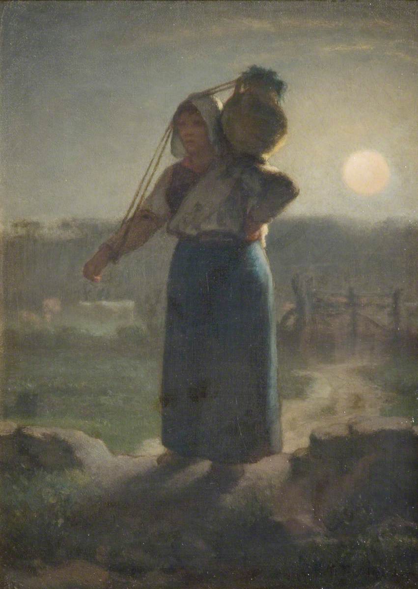 A Milkmaid - Jean-François Millet