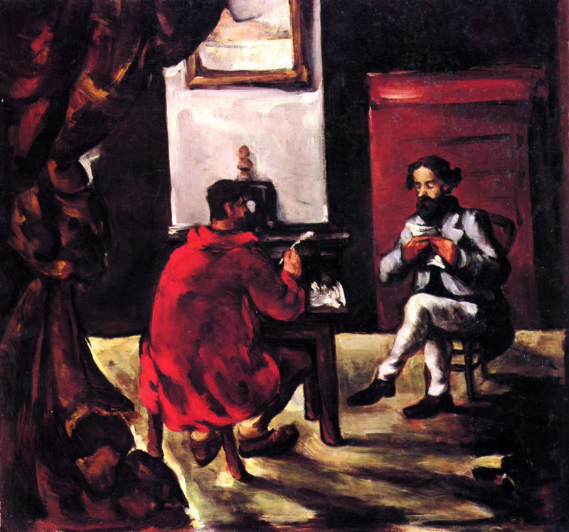 A Reading of Paul Alexis at Zola - Paul Cézanne