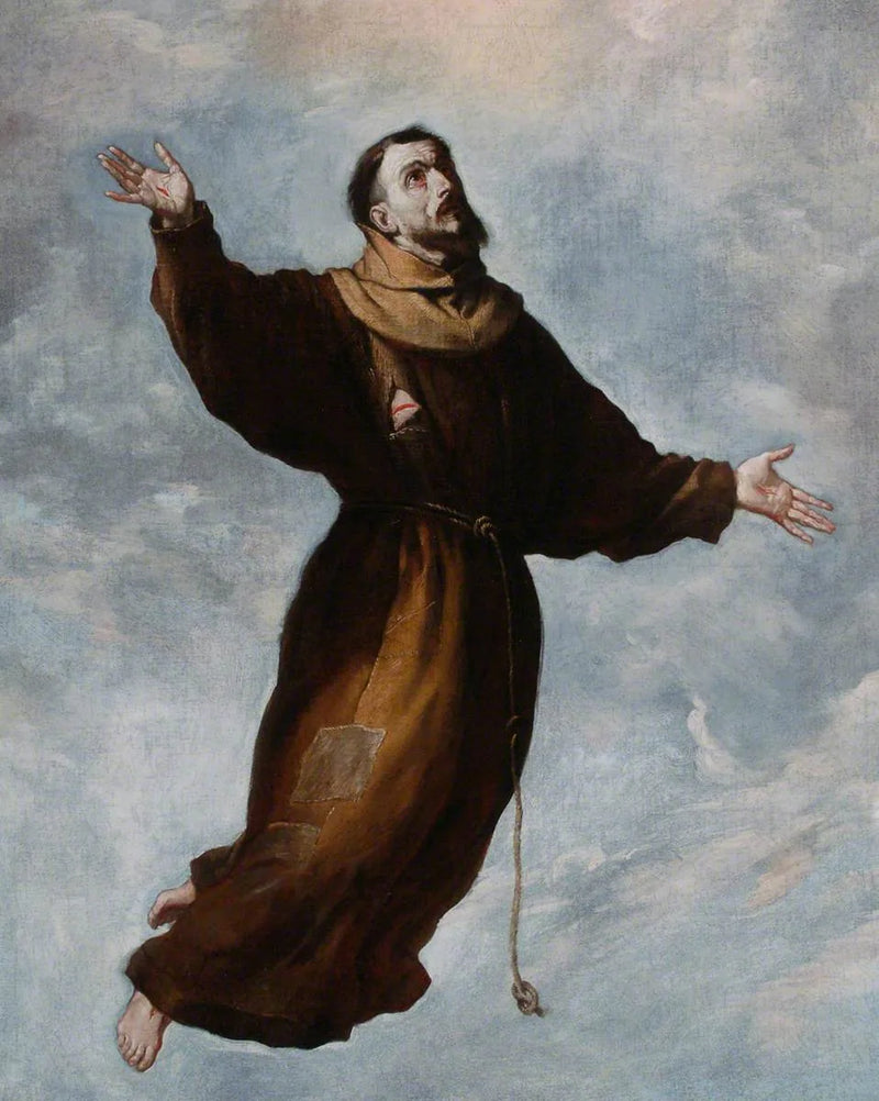A levitation of Saint Francis - Jusepe de Ribera
