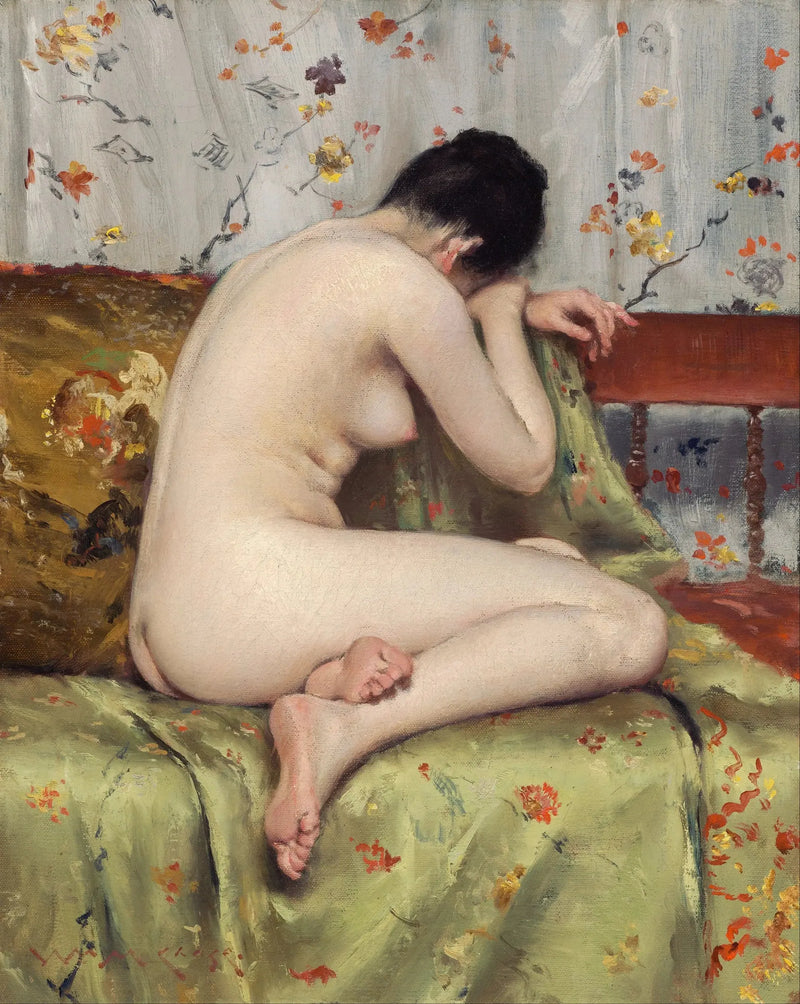 A Modern Madeleine - William Merritt Chase