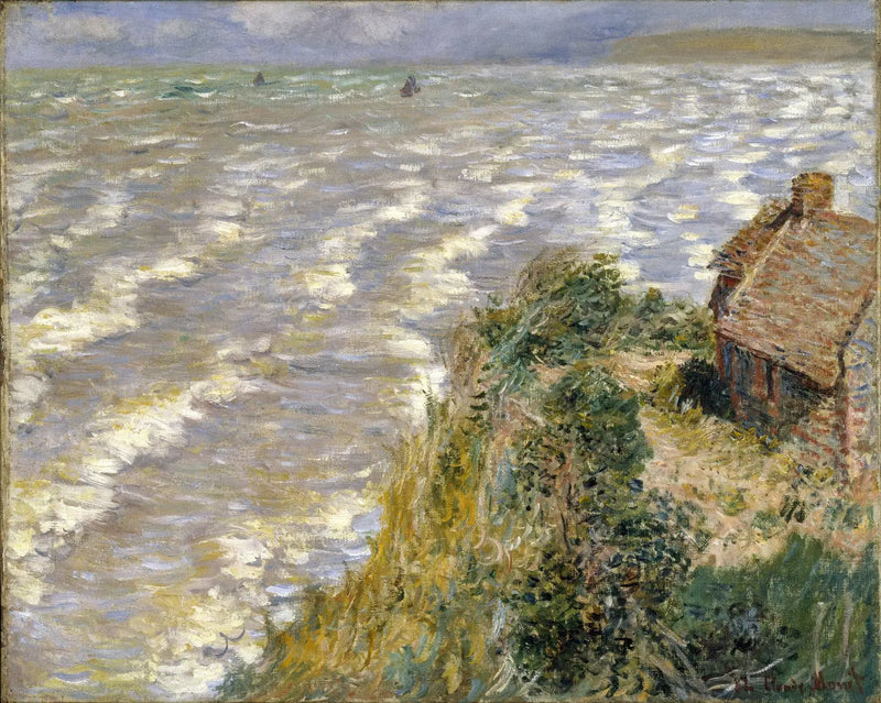 A Rising Tide at Pourville - Claude Monet
