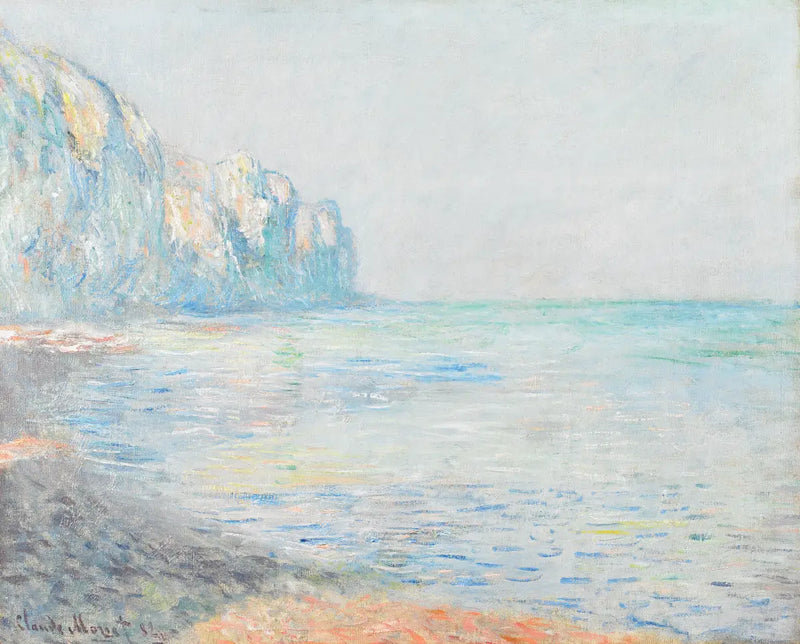 A Misty Morning at Pourville - Claude Monet