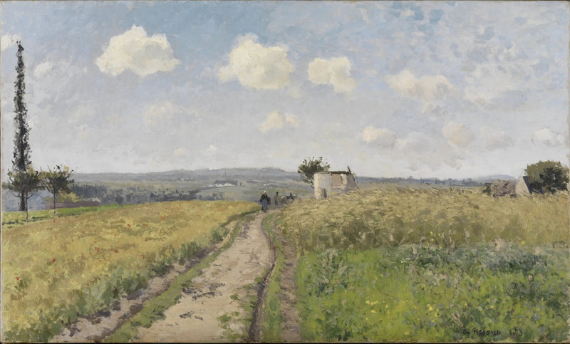 A June Morning - Camille Pissarro