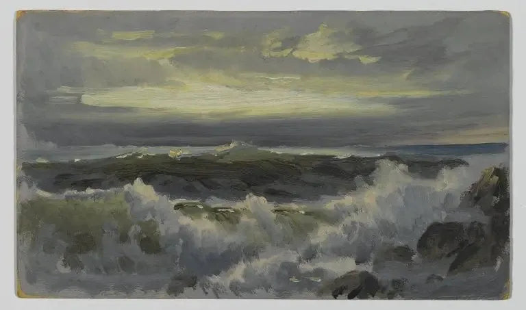 A turbulent sea - William Trost Richards