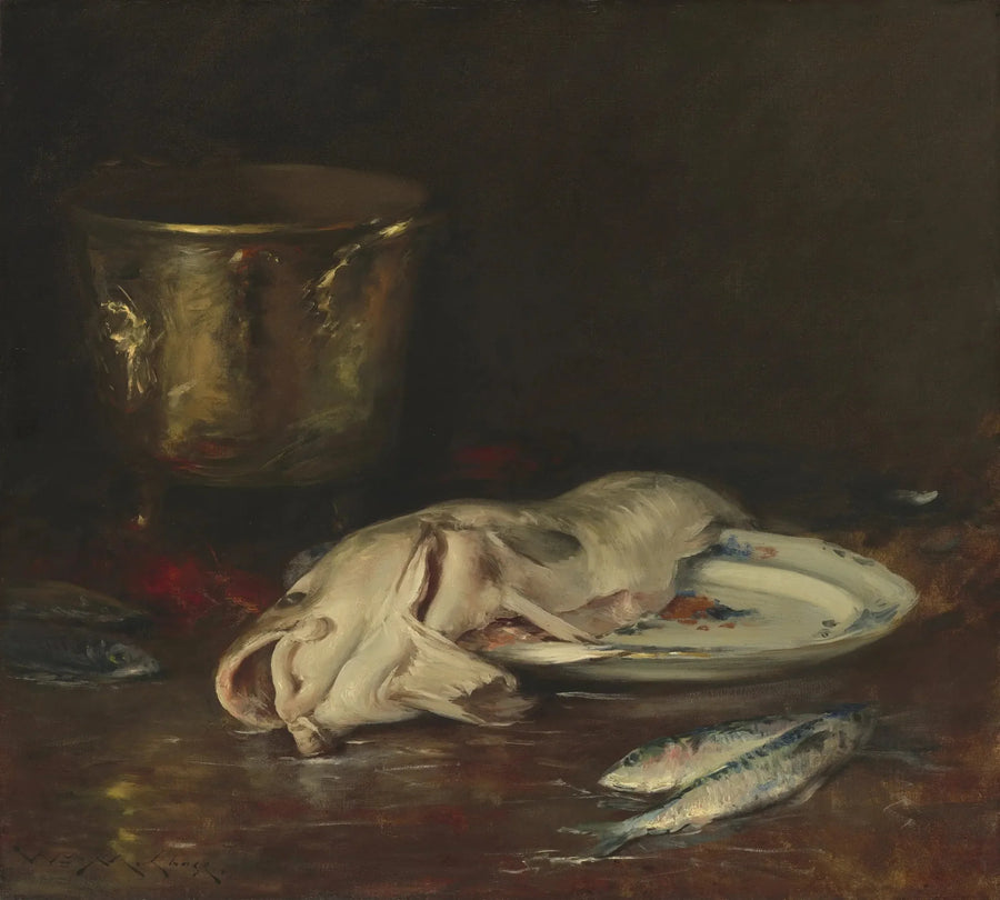 An English cod - William Merritt Chase