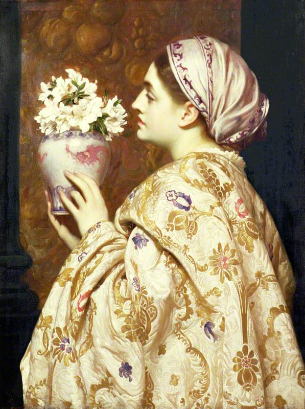A Noble Lady of Venice - Frederic Leighton
