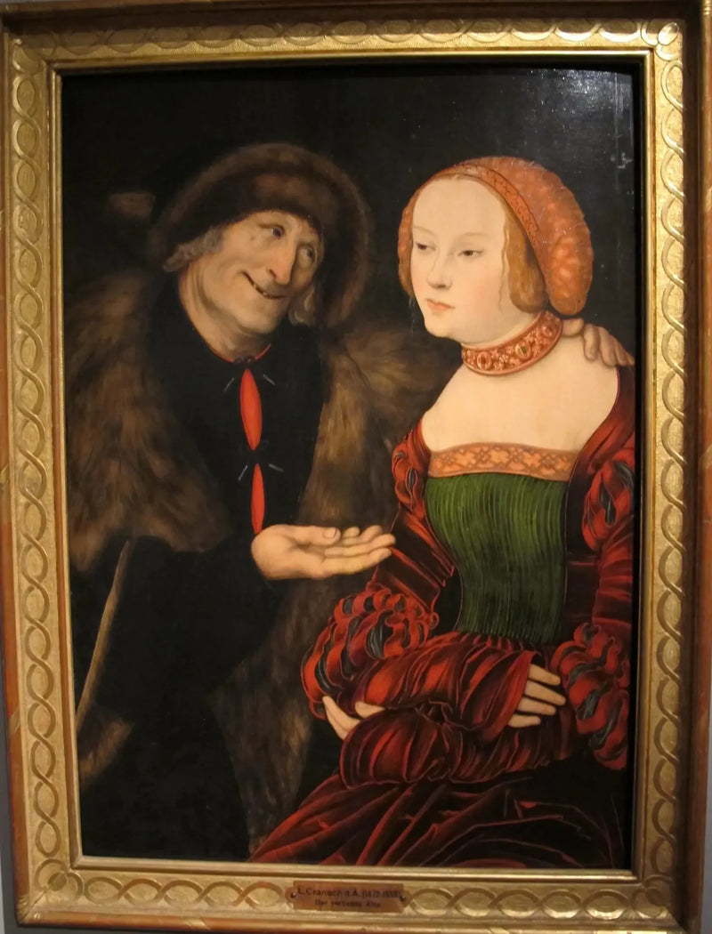 An mismatched pair - Lucas Cranach the Elder
