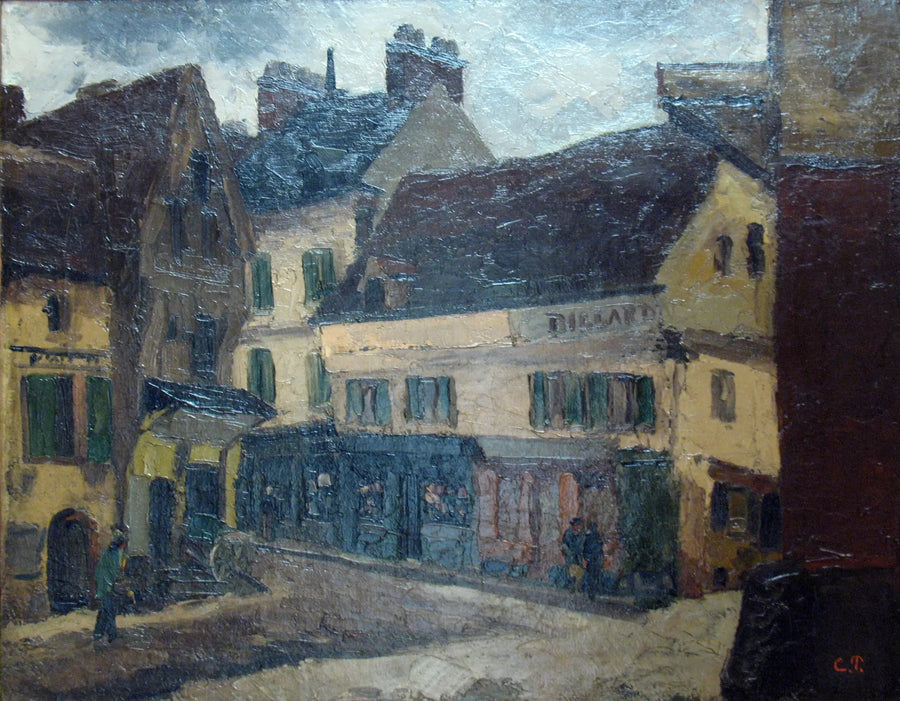 A Place in La Roche-Guyon - Camille Pissarro