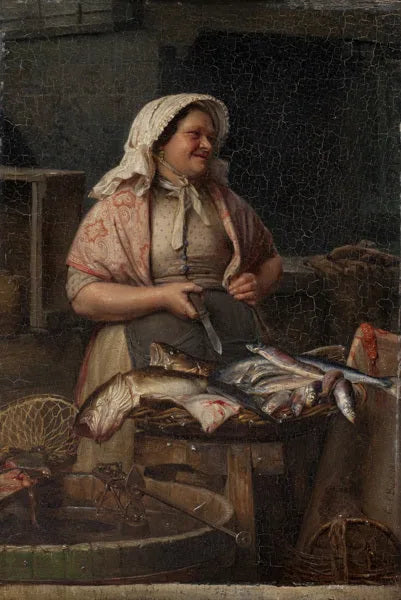 A Fishmonger - Carl Heinrich Bloch