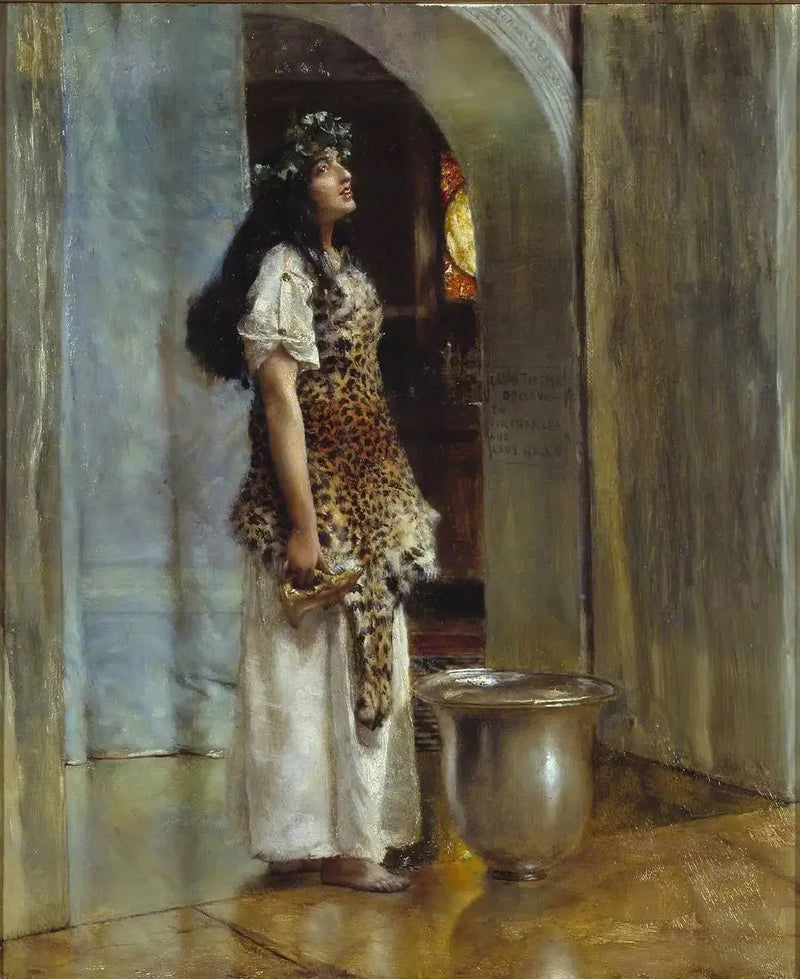 A Priestess of Apollo - Lawrence Alma-Tadema