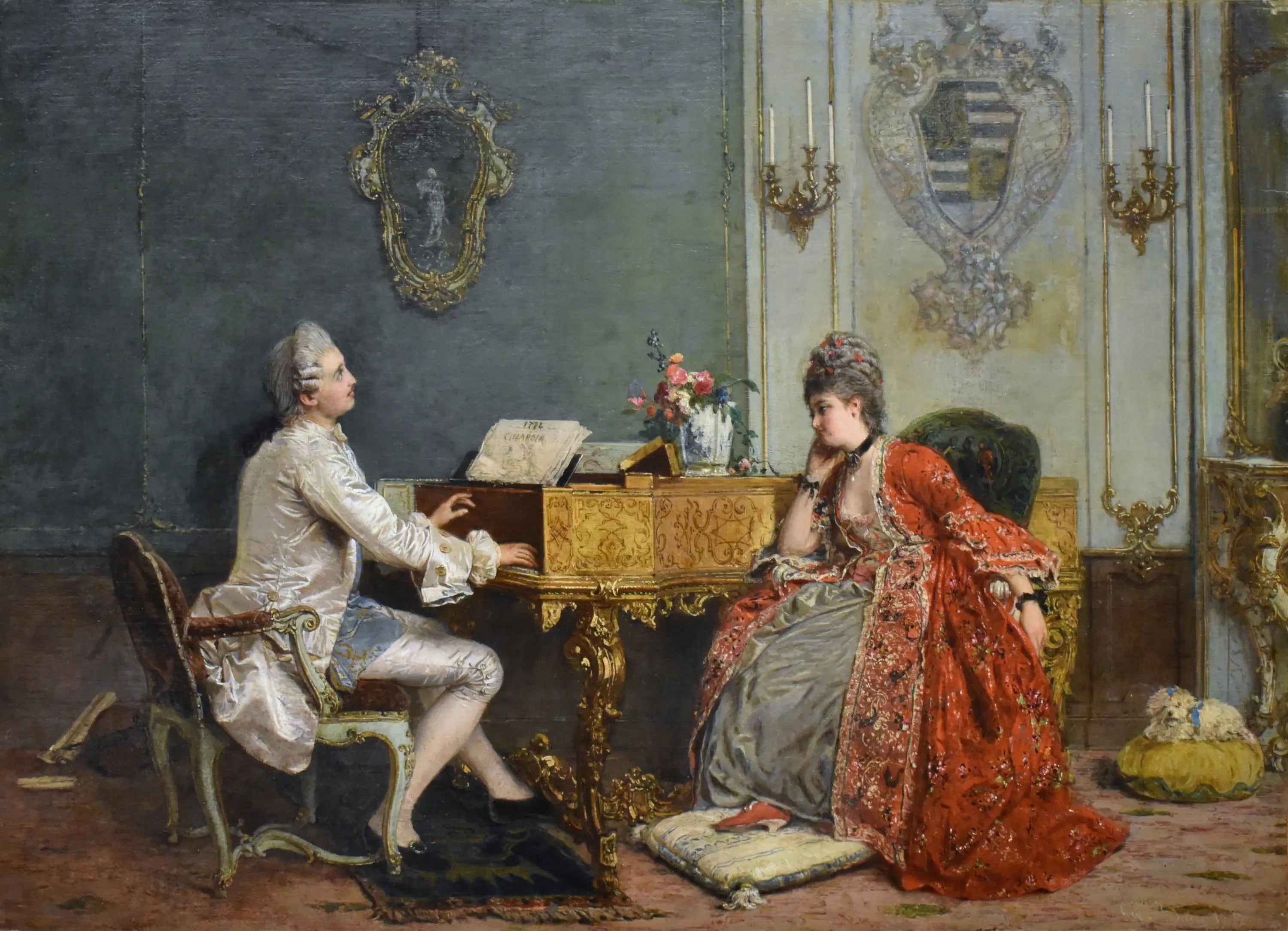 Une représentation privée - Gerolamo Induno - Alpha Reproduction