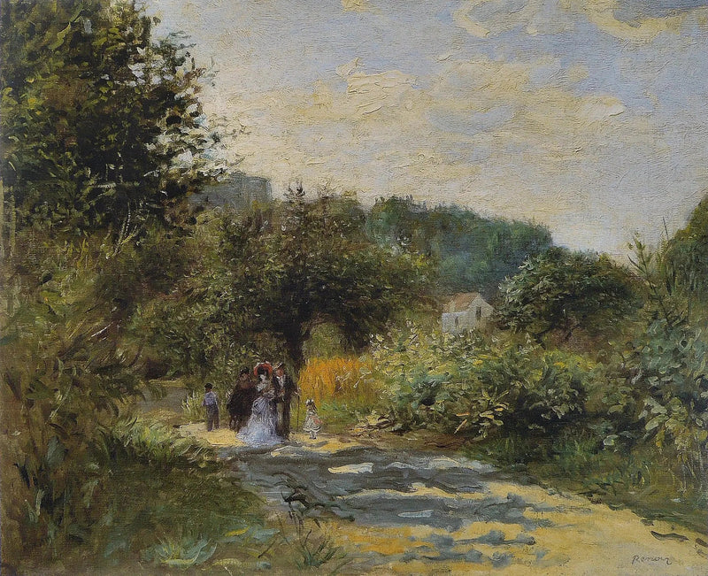 A Road in Louveciennes - Pierre-Auguste Renoir