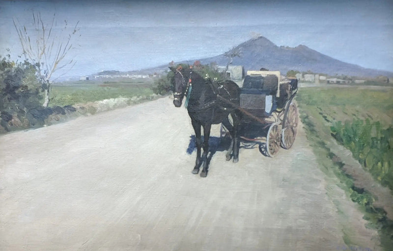 A Road in Naples - Gustave Caillebotte