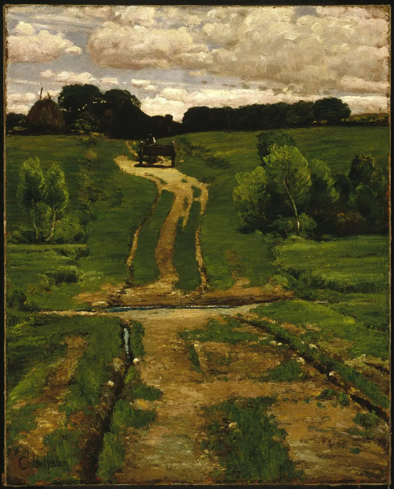 A secondary road - Childe Hassam