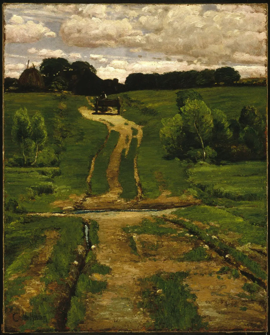 A secondary road - Childe Hassam