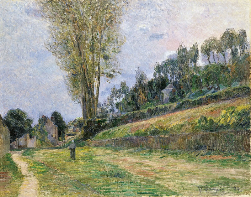A Street in Rouen, or Character on the Road - Paul Gauguin