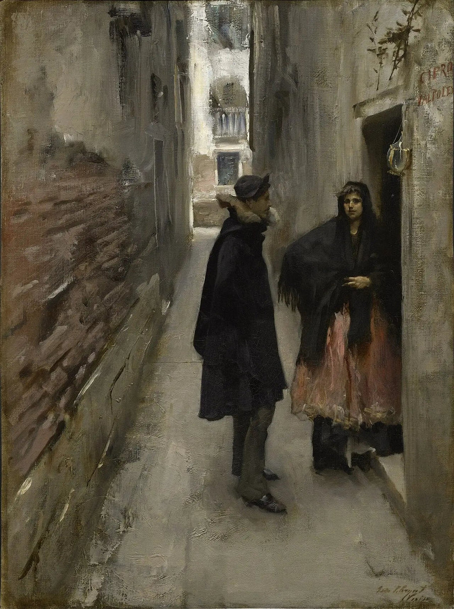 A Street in Venice - John Singer Sargent
