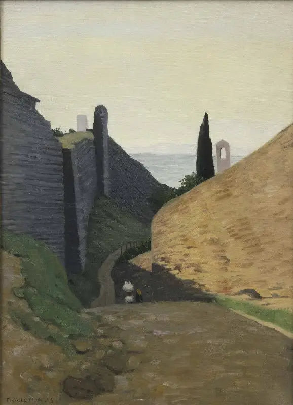 A street in Perugia - Félix Vallotton
