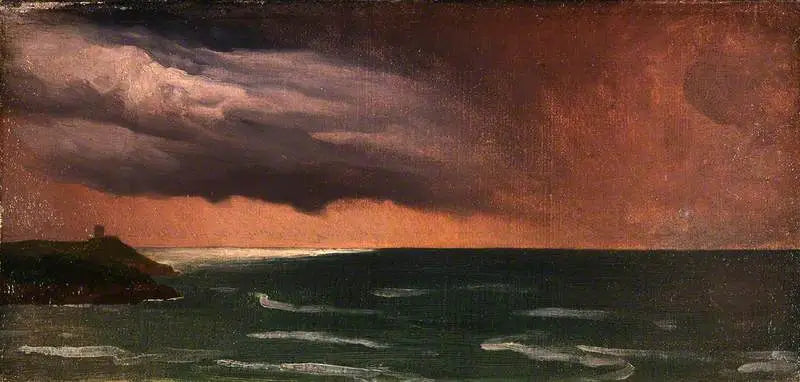A coastal scene, Ireland: storm effect - Frederic Leighton